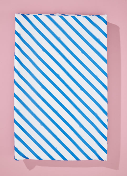 Trocador Americano - Listrado Anil