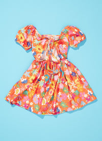 Vestido Infantil - Flores do Mar